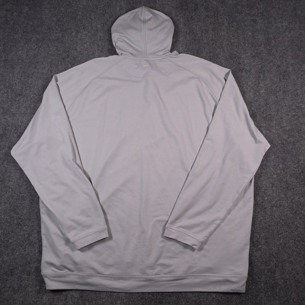 Peter Millar Pine Performance Hoodie Mens 3XL Gray Pullover Lightweight  Wicking - Picture 3 of 11